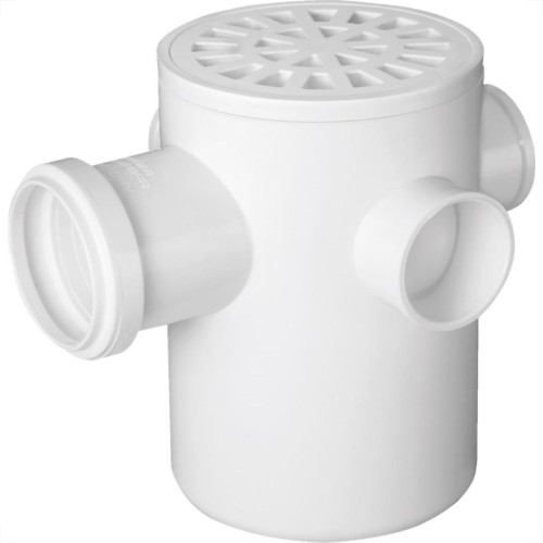 Caixa Sifonada Krona Branca Redonda 10X15X50 910