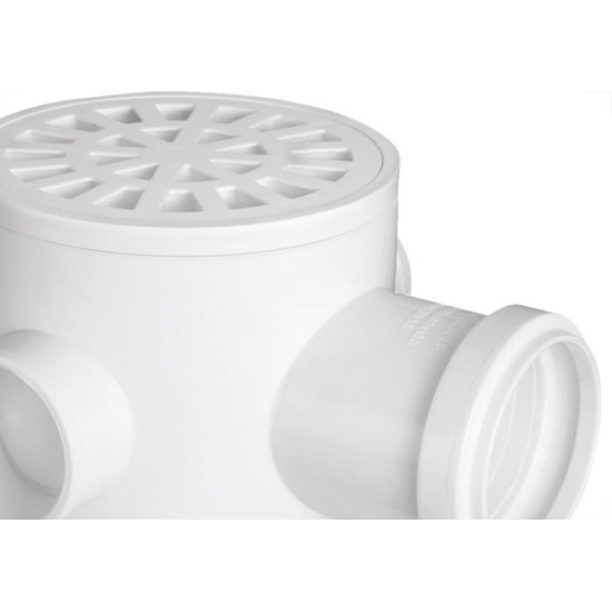 Caixa Sifonada Krona Branca Redonda 10X15X50 910