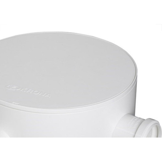 Caixa Sifonada Krona Branca Redonda 250X230X75 927