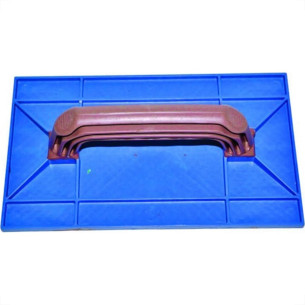 Desempenadeira Pvc Zumplast 17X30 Corrugada Azul 2267