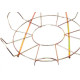 Suporte Para Vaso Iguatemi N.2 Margarida Parede Bicromatizado 59 - Kit C/5 Suporte Para Vaso Iguatemi N.2 Margarida Parede Bicromatizado 59 - Kit C/5