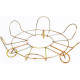 Suporte Para Vaso Iguatemi N.2 Margarida Mesa Bicromatizado 521010 - Kit C/5 Suporte Para Vaso Iguatemi N.2 Margarida Mesa Bicromatizado 521010 - Kit C/5