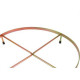 Suporte Para Vaso Iguatemi N.3 Rasteiro 24Cm Bicromatizado 104 - Kit C/5 Suporte Para Vaso Iguatemi N.3 Rasteiro 24Cm Bicromatizado 104 - Kit C/5