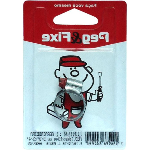 Cartela Abracadeira Rosca Sem Fim (B)5/8 X 3/4'' Peg&Fixe Com 1 Peca Aasf/03