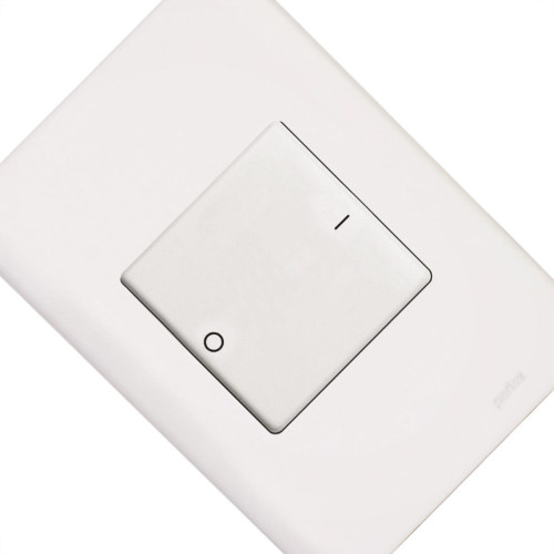 Kit C/4 - Conjunto Perlex Aros 4X2 Branco Com Placa(1Bipo... Kit C/4 - Conjunto Perlex Aros 4X2 Branco Com Placa(1Bipo...