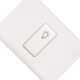 Kit C/2 - Conjunto Perlex Aros 4X2 Branco Com Placa(1Camp... Kit C/2 - Conjunto Perlex Aros 4X2 Branco Com Placa(1Camp...
