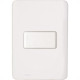 Conjunto Perlex Aros 4X2 Branco Com Placa(1Paralelo) 7381P