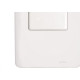 Conjunto Perlex Aros 4X2 Branco Com Placa(1Paralelo) 7381P