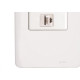 Kit C/5 - Conjunto Perlex Aros 4X2 Branco Com Placa(1Toma... Kit C/5 - Conjunto Perlex Aros 4X2 Branco Com Placa(1Toma...