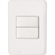 Kit C/5 - Conjunto Perlex Aros 4X2 Branco Com Placa(2Para... Kit C/5 - Conjunto Perlex Aros 4X2 Branco Com Placa(2Para...
