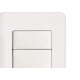 Kit C/2 - Conjunto Perlex Aros 4X2 Branco Com Placa(2Simp... Kit C/2 - Conjunto Perlex Aros 4X2 Branco Com Placa(2Simp...