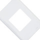 Placa Perlex Aros 4X2 (2 Modulos Juntos) 73Pl2 Placa Perlex Aros 4X2 (2 Modulos Juntos) 73Pl2