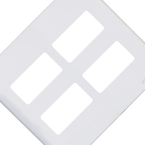Placa Perlex Aros 4X4 (4 Modulos Distanciadas) 73Pl22S Placa Perlex Aros 4X4 (4 Modulos Distanciadas) 73Pl22S