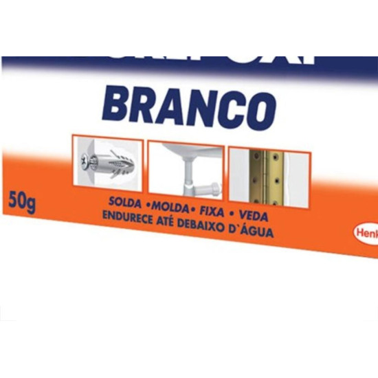 Durepoxi Loctite 50G Branco - Kit C/12 Durepoxi Loctite 50G Branco - Kit C/12