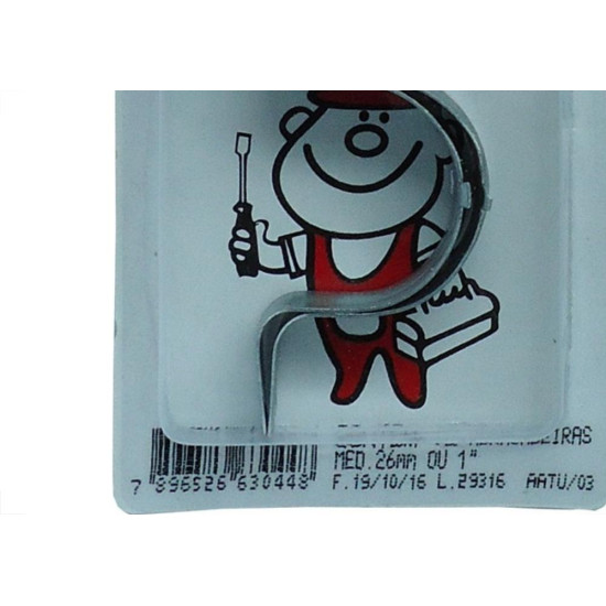 Cartela Abracadeira Tipo U 1'' Peg&Fixe Com 2 Pecas Aatu/03 Cartela Abracadeira Tipo U 1'' Peg&Fixe Com 2 Pecas Aatu/03