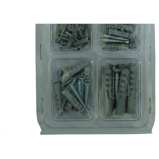 Cartela Bucha Fixacao 4A8Mm+Parafuso Phillips Peg&Fixe Kit 66 Pecas Akit/69 Cartela Bucha Fixacao 4A8Mm+Parafuso Phillips Peg&Fixe Kit 66 Pecas Akit/69