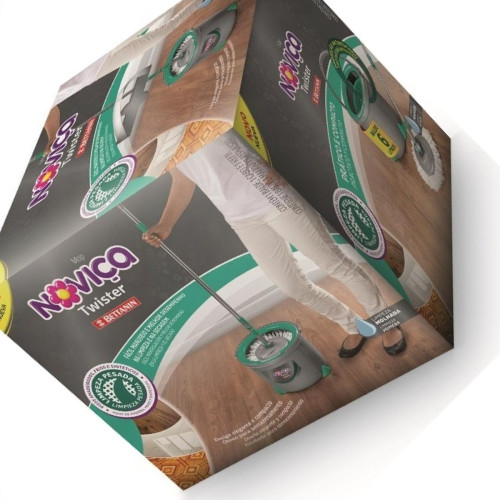 Rodo Mop Novica Giratorio Com Balde Bt1902 Rodo Mop Novica Giratorio Com Balde Bt1902