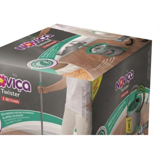 Rodo Mop Novica Giratorio Com Balde Bt1902 Rodo Mop Novica Giratorio Com Balde Bt1902