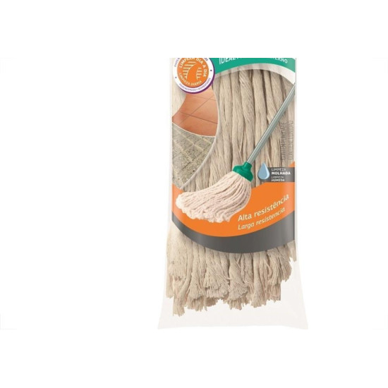 Esfregao Mop Novica Algodao Com Cabo 1322