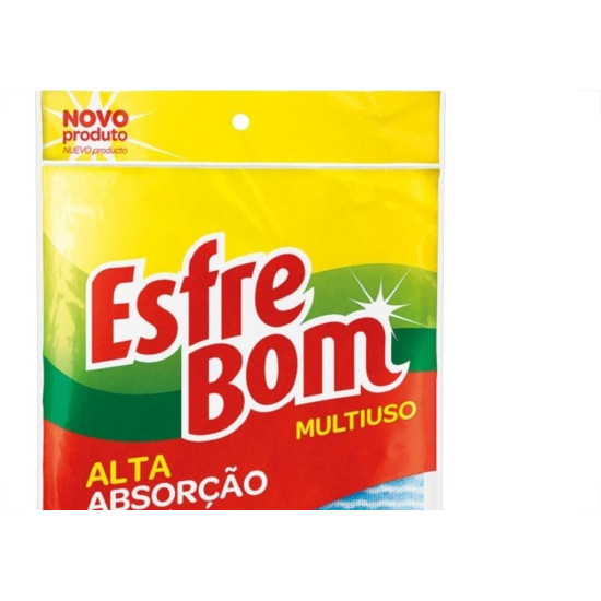 Pano Limpeza Esfrebom/Sekito Multiuso Azul Blister 49055 Pano Limpeza Esfrebom/Sekito Multiuso Azul Blister 49055