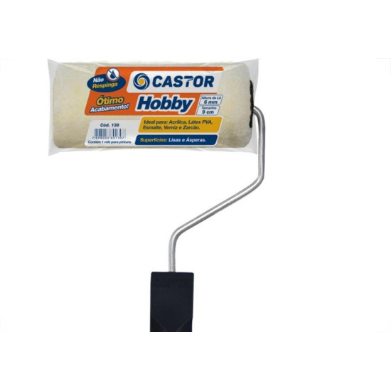 Rolo La Castor Hobby 09Cm Com Cabo 139