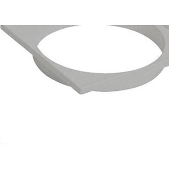 Porta Grelha Quadrada Amanco Cinza 10Cm 11953 Porta Grelha Quadrada Amanco Cinza 10Cm 11953