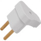 Pino Triangulo 2 Polos Ilumi 10A Branco 1443Pct - Kit C/10 Pino Triangulo 2 Polos Ilumi 10A Branco 1443Pct - Kit C/10