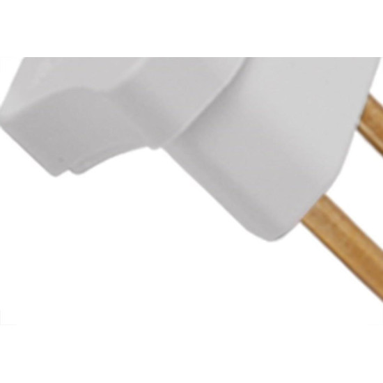 Pino Triangulo 2 Polos Ilumi 10A Branco 1443Pct - Kit C/10 Pino Triangulo 2 Polos Ilumi 10A Branco 1443Pct - Kit C/10