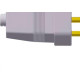 Pino Macho 2 Polos+Terra Ilumi 10A Cinza 1405Pct - Kit C/10 Pino Macho 2 Polos+Terra Ilumi 10A Cinza 1405Pct - Kit C/10