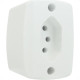 Tomada Externa Ilumi 2 Polos +Terra 20A Branca 16517Pct - Kit C/10 Tomada Externa Ilumi 2 Polos +Terra 20A Branca 16517Pct - Kit C/10