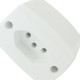 Tomada Externa Ilumi 2 Polos +Terra 20A Branca 16517Pct - Kit C/10 Tomada Externa Ilumi 2 Polos +Terra 20A Branca 16517Pct - Kit C/10