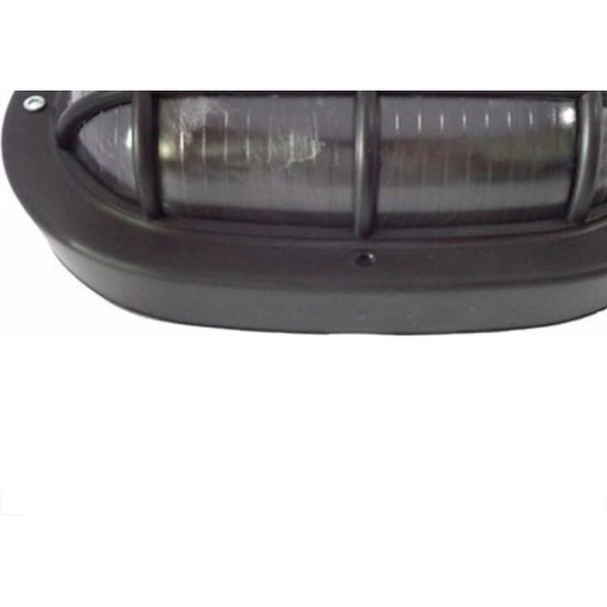 Luminaria Tartaruga Pvc Ilumi Oval Preta 1611 Luminaria Tartaruga Pvc Ilumi Oval Preta 1611