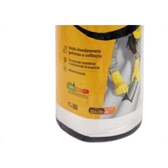 Fita Veda Tudo Otto Baumgart 30Cm X 10M 121820 Fita Veda Tudo Otto Baumgart 30Cm X 10M 121820