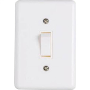Conjunto Ilumi Stylus 4X2 Branco Com Placa (1Simples) 2017