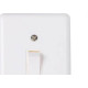 Conjunto Ilumi Stylus 4X2 Branco Com Placa (1Simples) 2017