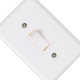 Conjunto Ilumi Stylus 4X2 Branco Com Placa (1Paralelo) 2022