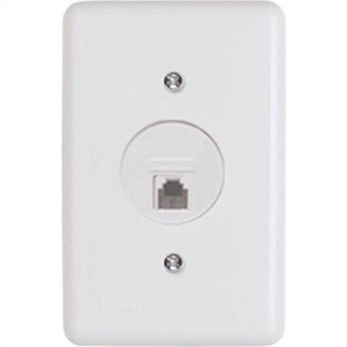 Conjunto Ilumi Stylus 4X2 Branco Com Placa (1Tomada Rj45) 2554 Conjunto Ilumi Stylus 4X2 Branco Com Placa (1Tomada Rj45) 2554