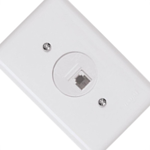 Conjunto Ilumi Stylus 4X2 Branco Com Placa (1Tomada Rj45) 2554 Conjunto Ilumi Stylus 4X2 Branco Com Placa (1Tomada Rj45) 2554