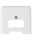 Placa Ilumi Stylus 4X2 (1 Saida+Tomada) 20420 Placa Ilumi Stylus 4X2 (1 Saida+Tomada) 20420