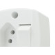 Interruptor Externo Ilumi Retangular Branco 1 Simples+Tomada 10A 16544Pct - Kit C/10 