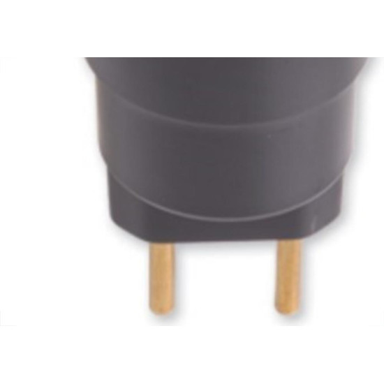Pino Porta Lampada 2 Polos Ilumi Preto 1701Pct - Kit C/10 Pino Porta Lampada 2 Polos Ilumi Preto 1701Pct - Kit C/10