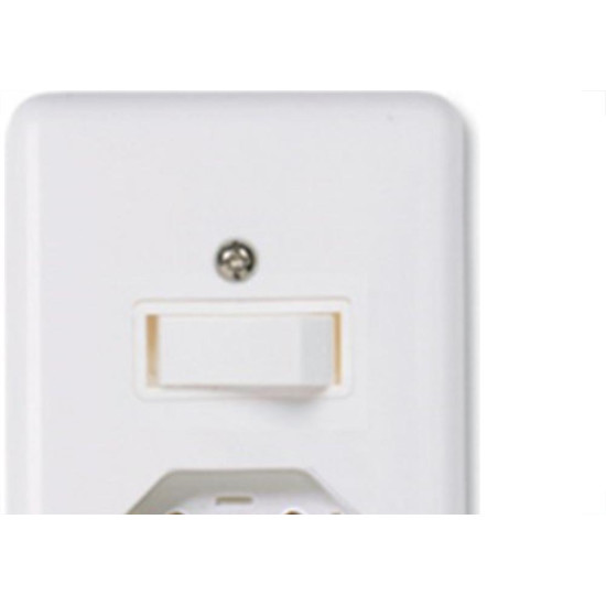 Conjunto Ilumi Stylus 4X2 Branco Com Placa (1Simples+Tomada 20A) 20201