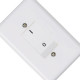 Conjunto Ilumi Stylus 4X2 Branco Com Placa (1Bipolar 25A) 2033