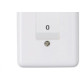 Conjunto Ilumi Stylus 4X2 Branco Com Placa (1Bipolar 25A) 2033
