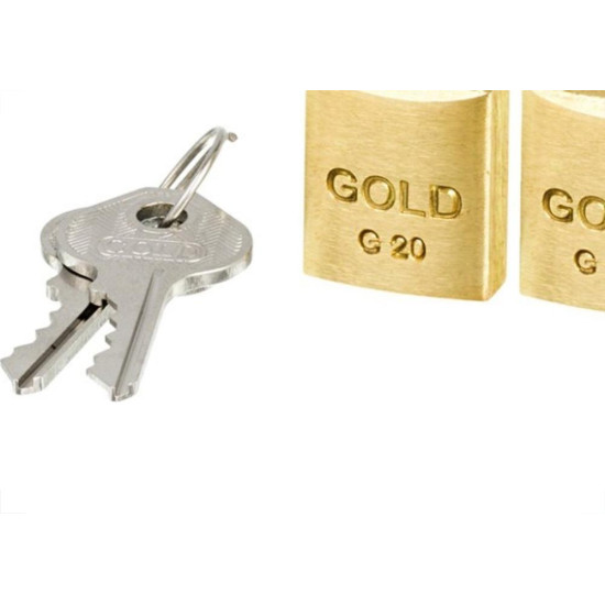 Cadeado Gold Segredo Igual 20Mm Gcc200009 - Kit C/12 Cadeado Gold Segredo Igual 20Mm Gcc200009 - Kit C/12