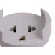 Pino Adaptador (Entrada =3 Redondo/Saida =2 Universal+Redondo) Ilumi Cinza 1209Pct - Kit C/10 Pino Adaptador (Entrada =3 Redondo/Saida =2 Universal+Redondo) Ilumi Cinza 1209Pct - Kit C/10
