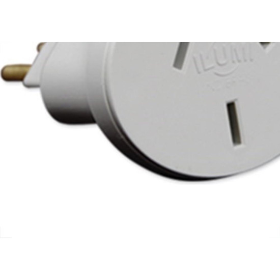 Pino Adaptador (Entrada =3 Redondo/Saida =3 Chato) Ilumi 20A Cinza 1216Pct - Kit C/10 Pino Adaptador (Entrada =3 Redondo/Saida =3 Chato) Ilumi 20A Cinza 1216Pct - Kit C/10