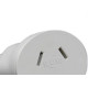 Pino Adaptador (Entrada =3 Redondo/Saida =3 Chato) Ilumi 20A Cinza 1216Pct - Kit C/10 Pino Adaptador (Entrada =3 Redondo/Saida =3 Chato) Ilumi 20A Cinza 1216Pct - Kit C/10