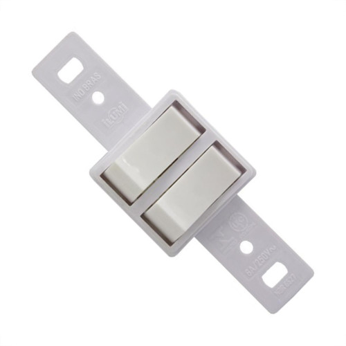 Conjunto Ilumi Stylus 4X2 Branco Sem Placa (2Simples) 20180