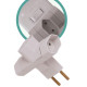 Pino 3 Saidas 2 Polos Ilumi Cinza ''T'' 1213Pct - Kit C/10 Pino 3 Saidas 2 Polos Ilumi Cinza ''T'' 1213Pct - Kit C/10